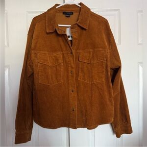 Sanctuary Brown Corduroy Utility Jacket